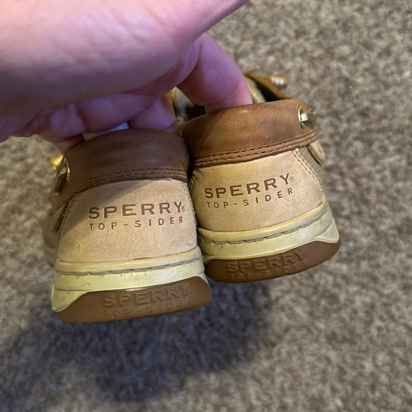 Sperry Ivyfish Metallic Cognac loafers | size 6.5 / F-7 - Picture 4 of 7